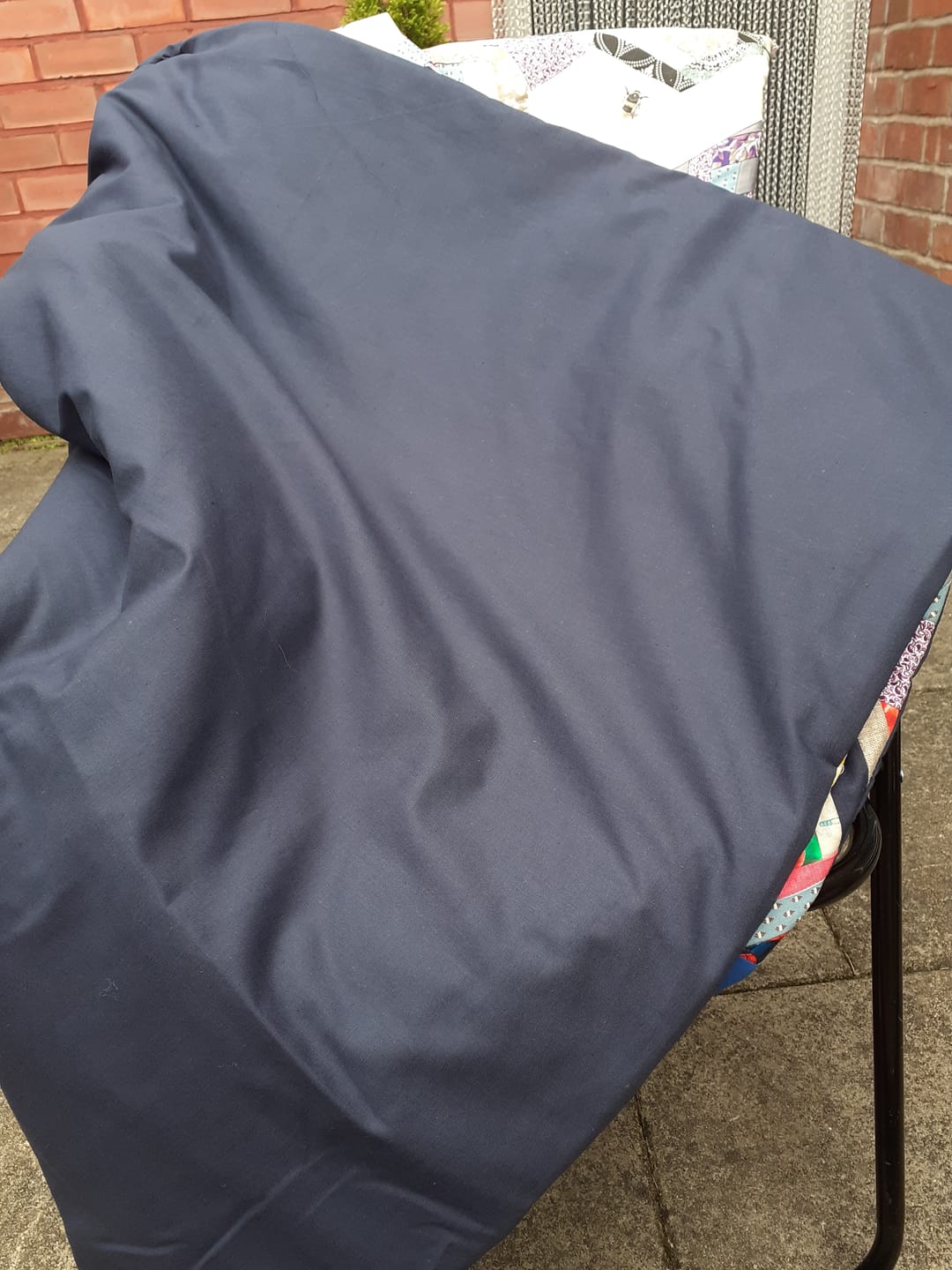 Customer photo review of 94” Polycotton Sheeting Fabric