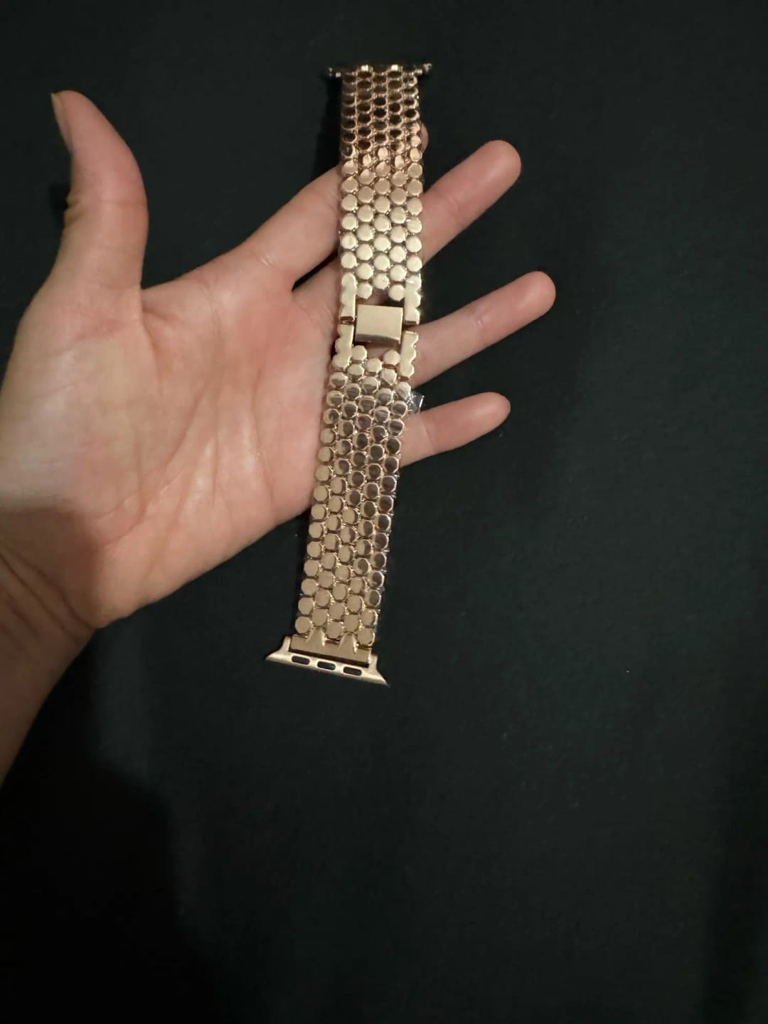 Customer photo review of ElysianSteel Elegance Apple Watch Band
