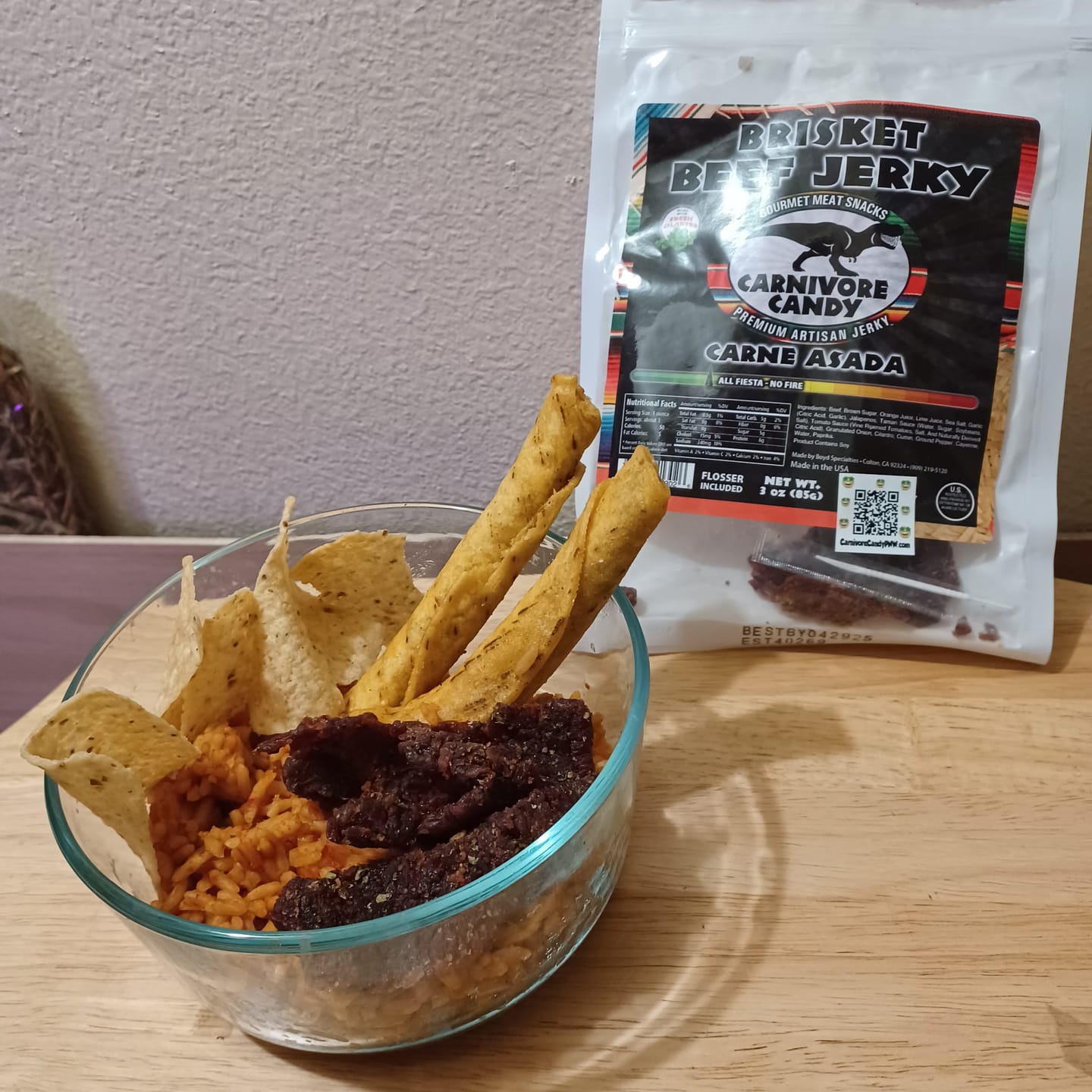 Customer photo review of Carne Asada