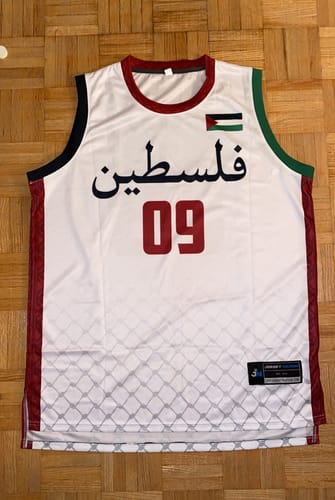 Customer photo review of Palestine Custom Basketball Jersey