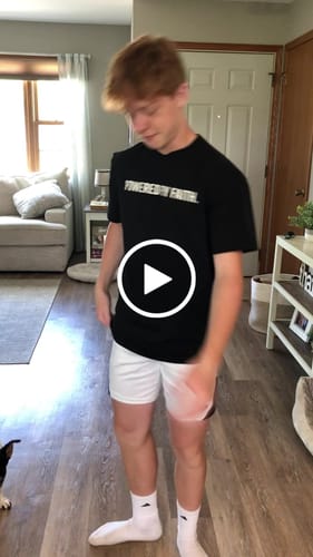 Customer video review of Powered By Faith Performance Tee