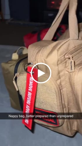 Customer video review of Tacpac 'Recon 2.0' Desert Storm Nappy Bag Set