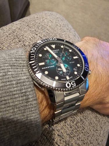 Customer photo review of Tissot T120.417.11.091.01 T-sport Seastar 1000 Chronograph Mens Watch