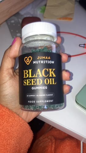 Customer photo review of Black Seed Oil Gummies