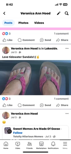 Customer photo review of Nantucket - Magenta