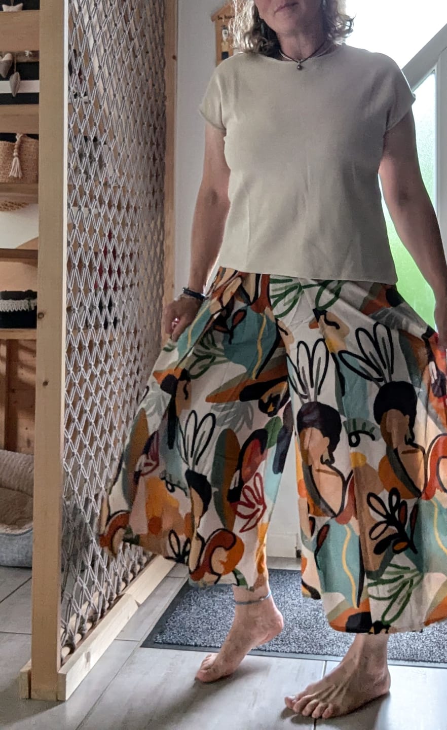 Customer photo review of Pantalon drapé Mathilde - viscose Symbolique