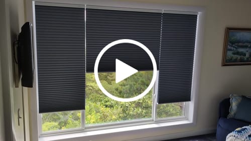 Customer video review of SmartWings Motorized Blackout Cellular Shades Nowa