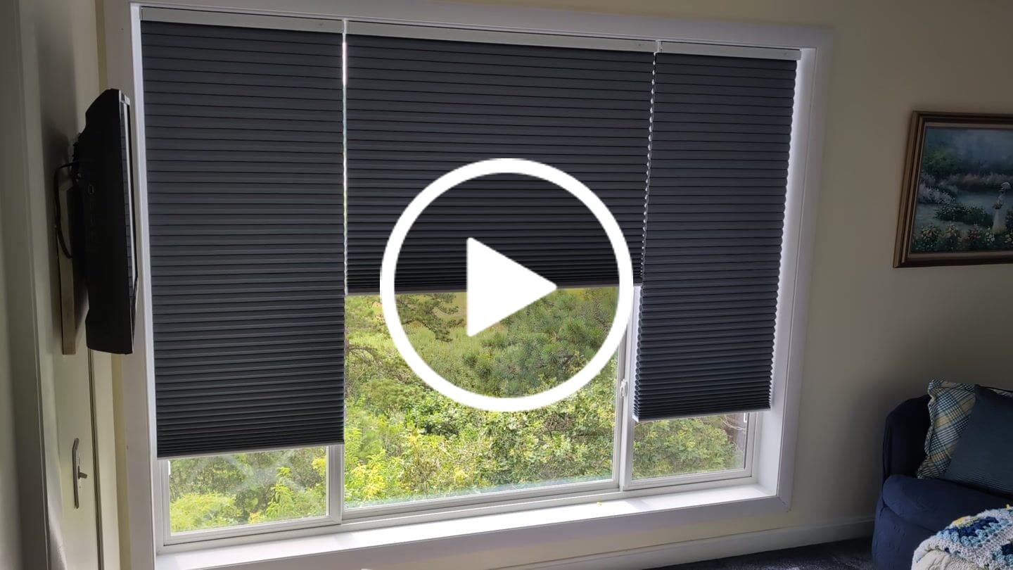 Customer video review of SmartWings Motorized Blackout Cellular Shades Nowa
