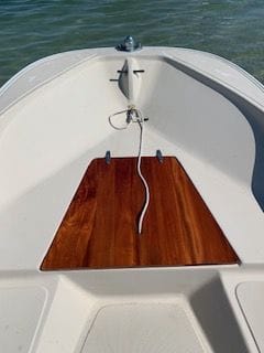 Customer photo review of Boston Whaler Mahogany Bow Hatch - Fits Classic 15' 1976 - 1999