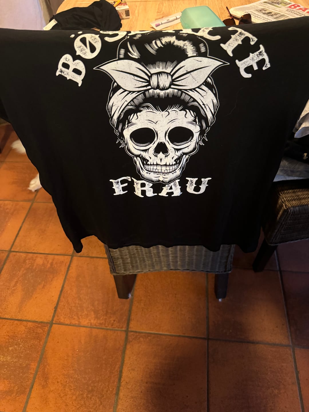 Customer photo review of Böse alte Frau - Damen T-Shirt