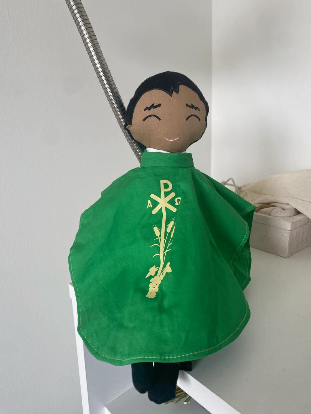 Customer photo review of Father Mark Catholic Priest Rag Doll 14 Piece Set