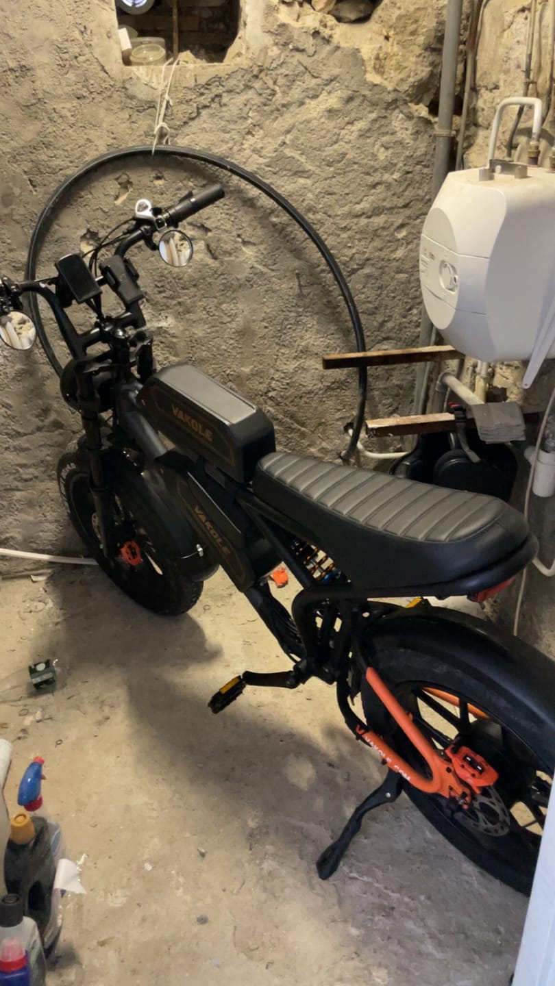 Customer photo review of Vakole Q20 750W 20" Fat Bike Full Suspension E-Mountain Bike EMTB