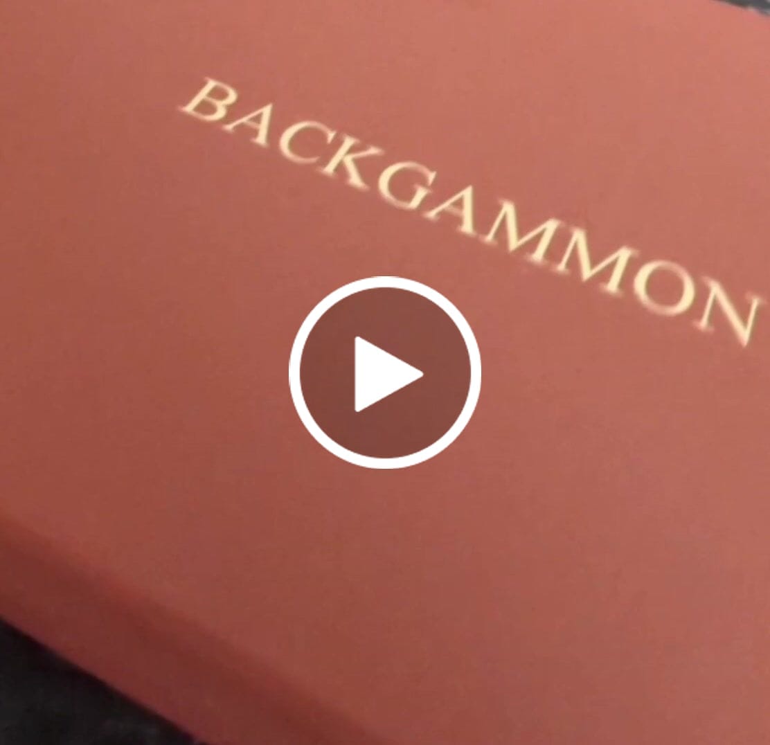 Customer video review of Backgammon Board Game - Teak Wood