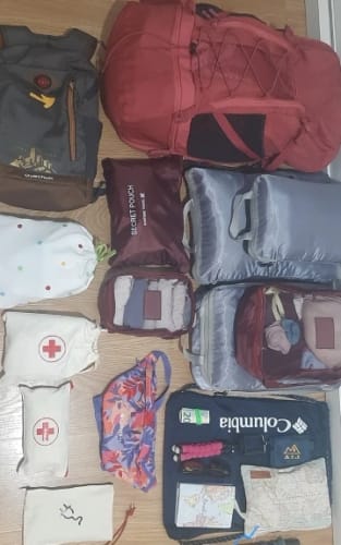 Customer photo review of Kit de Malas Compressíveis para Viagem - Seven Star