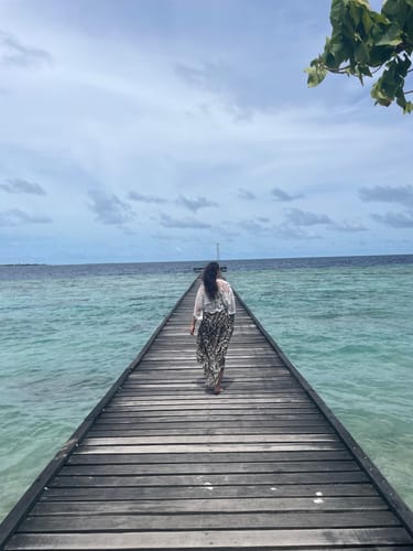 Customer photo review of Musselin Kleid in Leo Print