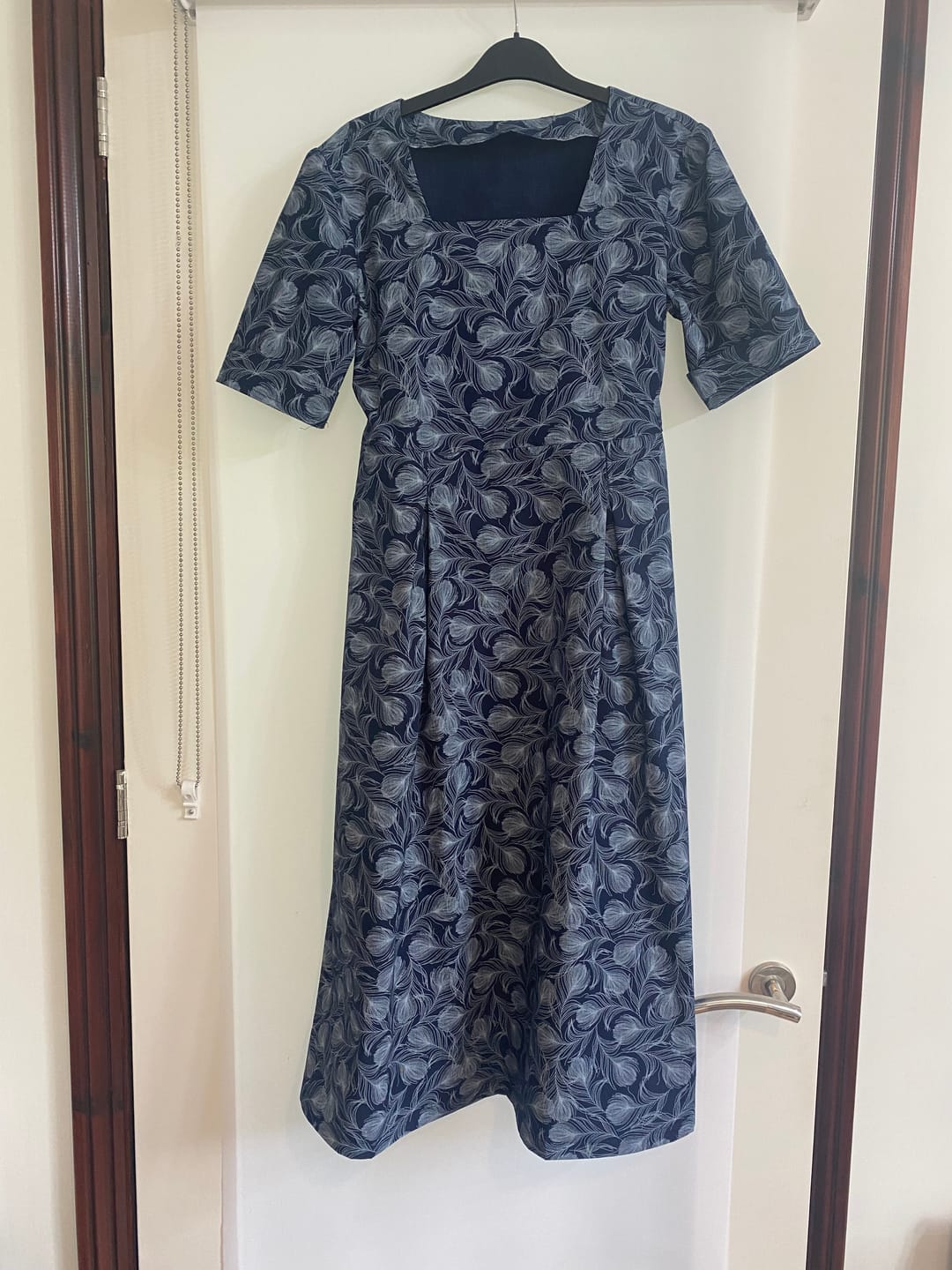 Customer photo review of Delicate Fern Rose & Hubble Cotton Poplin Fabric