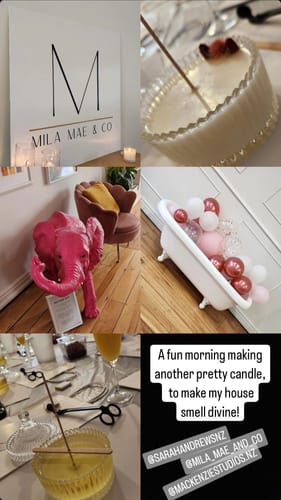 Customer photo review of 4th Birthday Candle Making Event