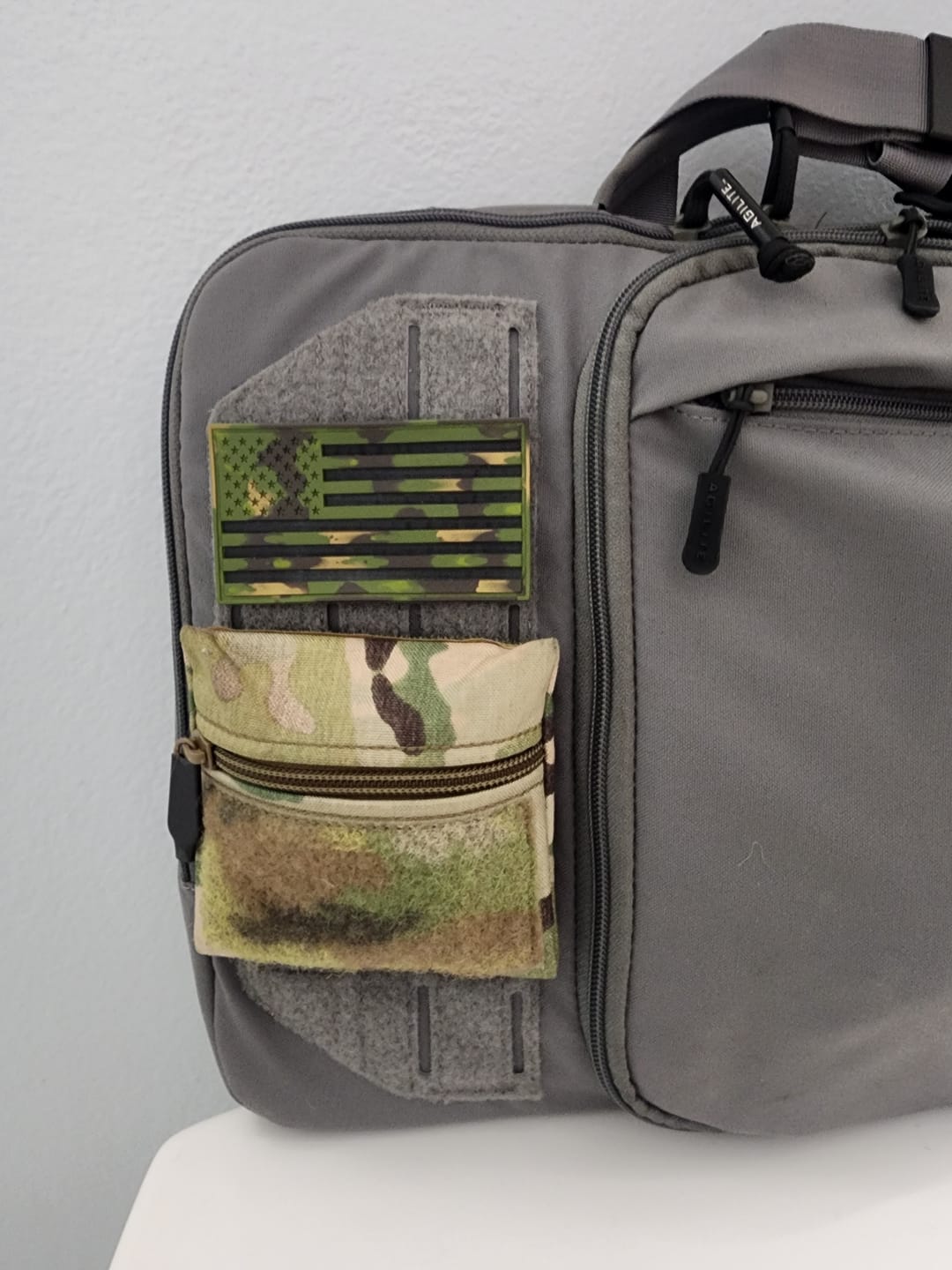 Customer photo review of Blended Camo American Flags