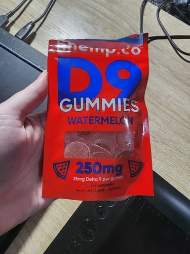 Customer photo review of hhemp.co Delta 9 Gummies 10/pk - WATERMELON (25mg)