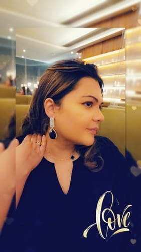 Customer photo review of Sharmine - Pave Silver Diamanté Accent Necklace Set