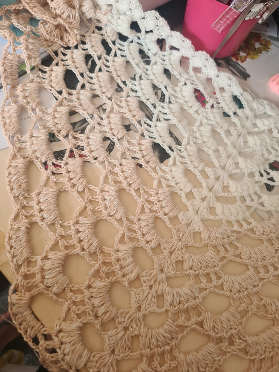 Customer photo review of YarnArt Rosegarden