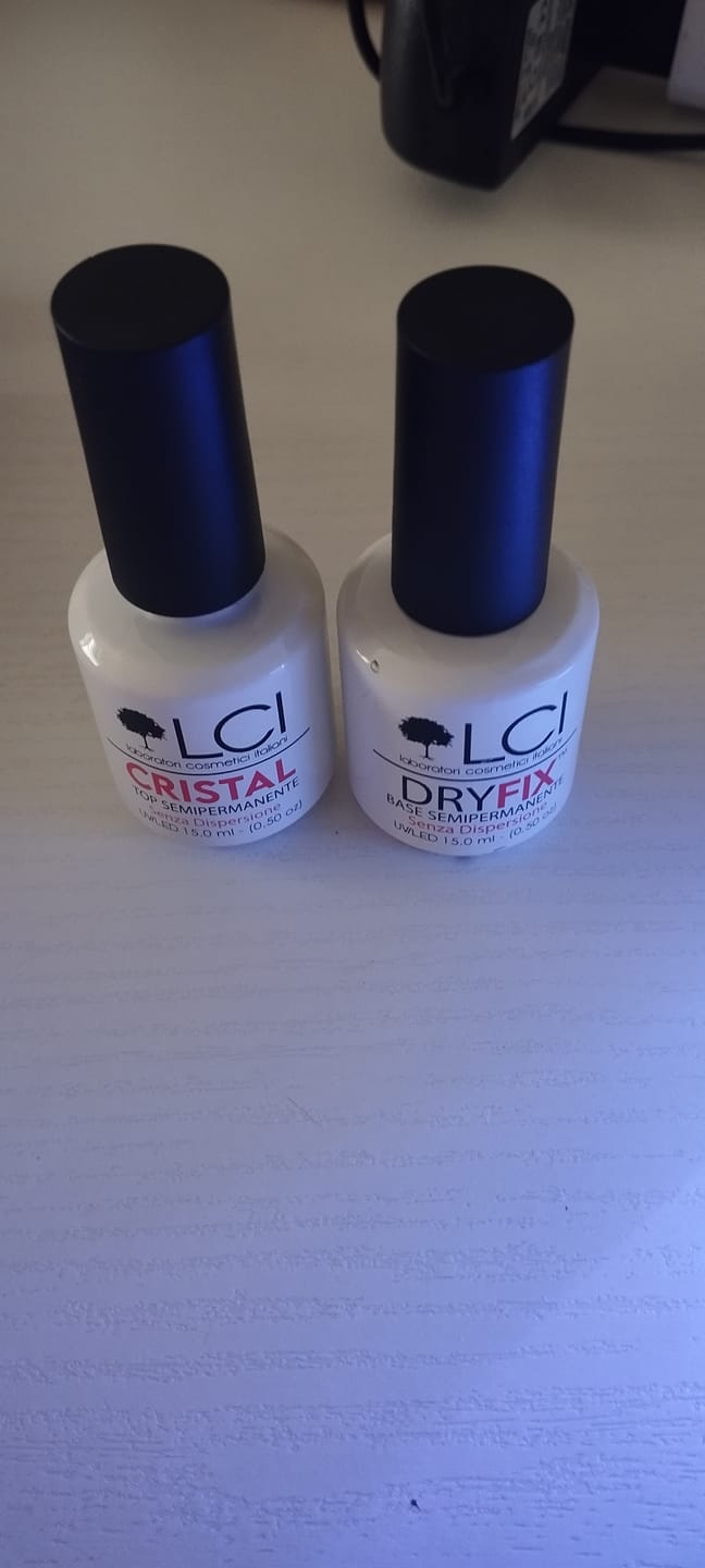 Customer photo review of LCI Combo Pack: Base DryFix 15 ml + Cristal Top DryFix 15 ml