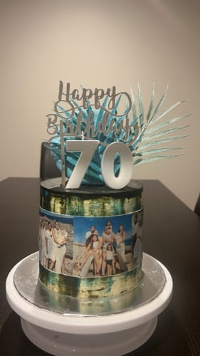 Customer photo review of Wafer Paper (0.3mm thin) - A4 Rectangle Custom Edible Image