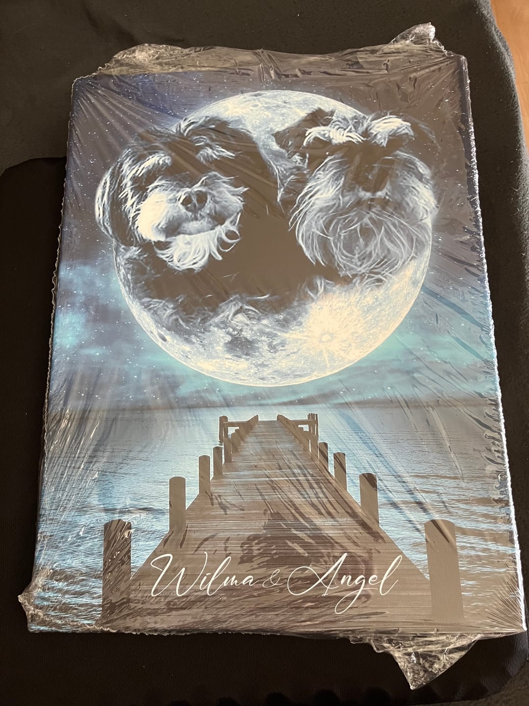 Customer photo review of Personalisiertes Portrait - Mond Stil
