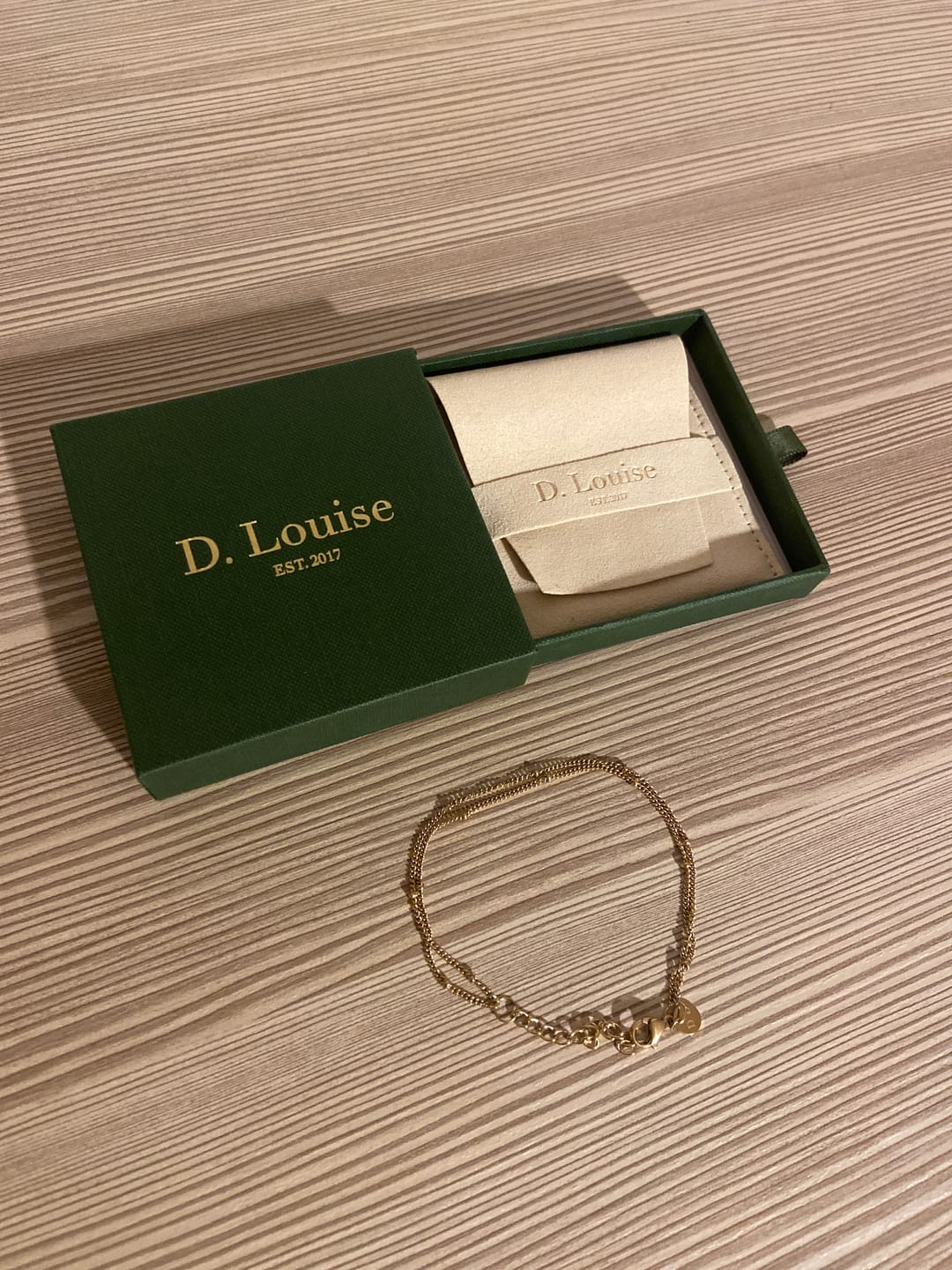 Customer photo review of Double Beaded Bracelet
