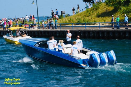 Customer photo review of American Flag Short Sleeve Dri-Fit Custom Shirts