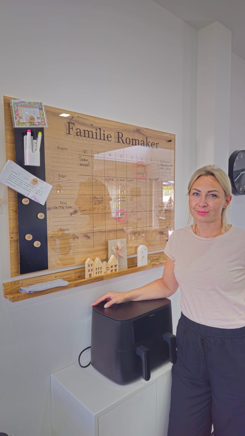 Customer photo review of Familienplaner für 4 Personen mit Magnetboard
