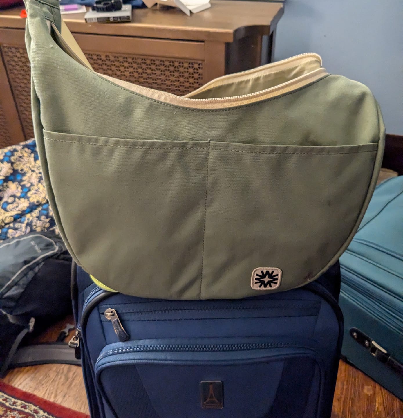Customer photo review of Bay Bag Sage