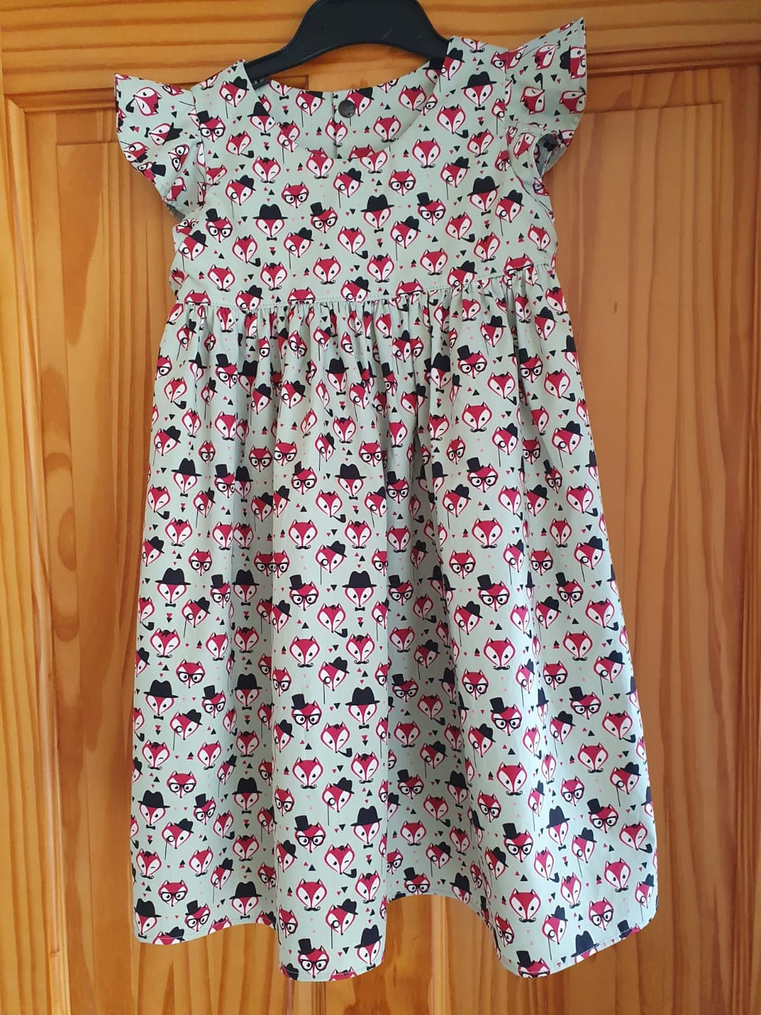 Customer photo review of Fancy Foxes Rose & Hubble Cotton Poplin Fabric