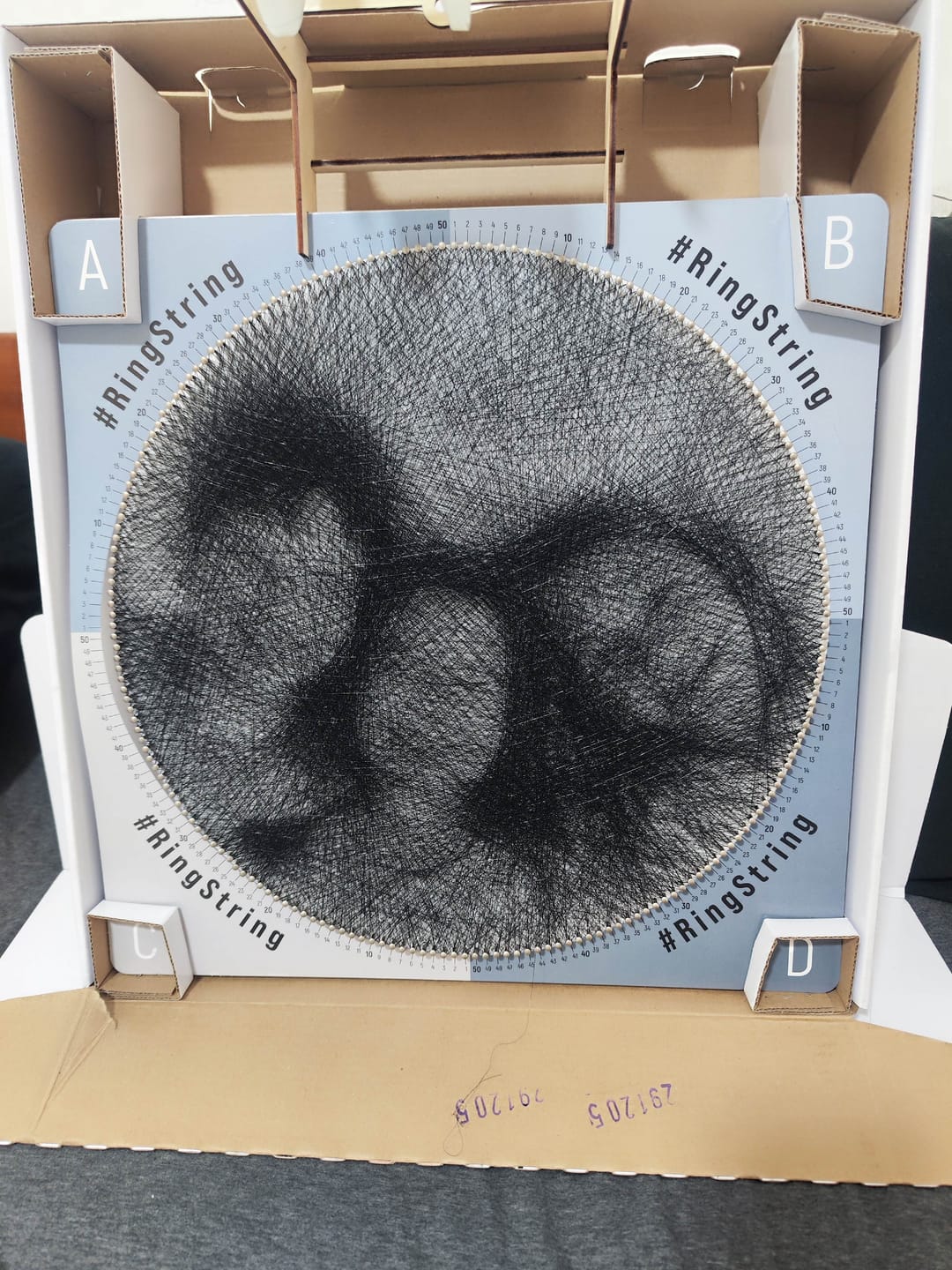 Customer photo review of יצירה בחוטים לפי תמונה אישית "RingString"