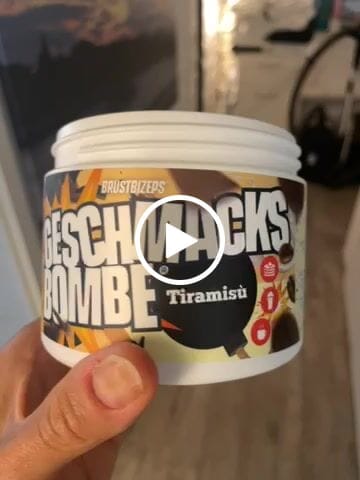 Customer video review of Geschmacksbombe, 200g