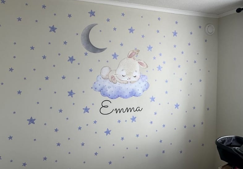 Customer photo review of Conejita, nube y estrellas