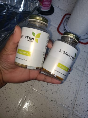 Customer photo review of Turmeric Capsules - 90 Capsules - 450 mg.