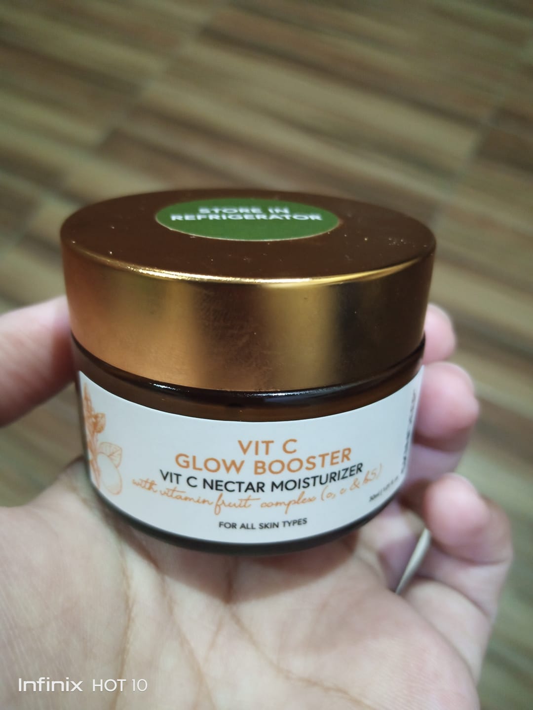 Customer photo review of VIT C GLOW BOOSTER - Vitamin Nectar Moisturizer