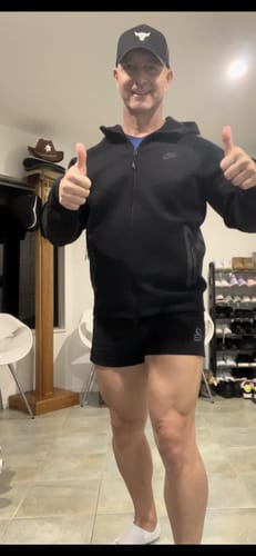 Customer photo review of Trip Reflective - Quads of the Gods - Lift Shorts - Black