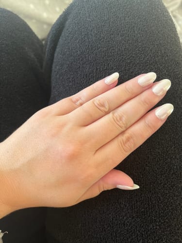 Customer photo review of Mini Glazed Donut Press On Nails (24PC)