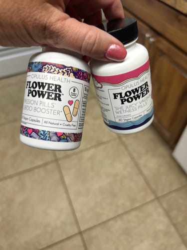 Customer photo review of Flower Power® 'She Juicy' Vaginal Moisture Supplement (60ct/ea)