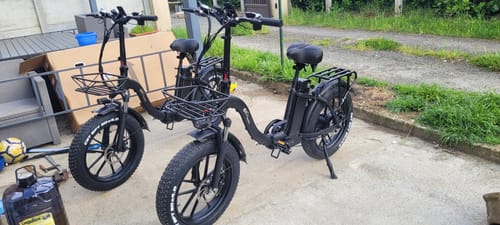 Customer photo review of CMACEWHEEL Y20 750W 20" Step-through Folding Electric Fat Bike 18Ah