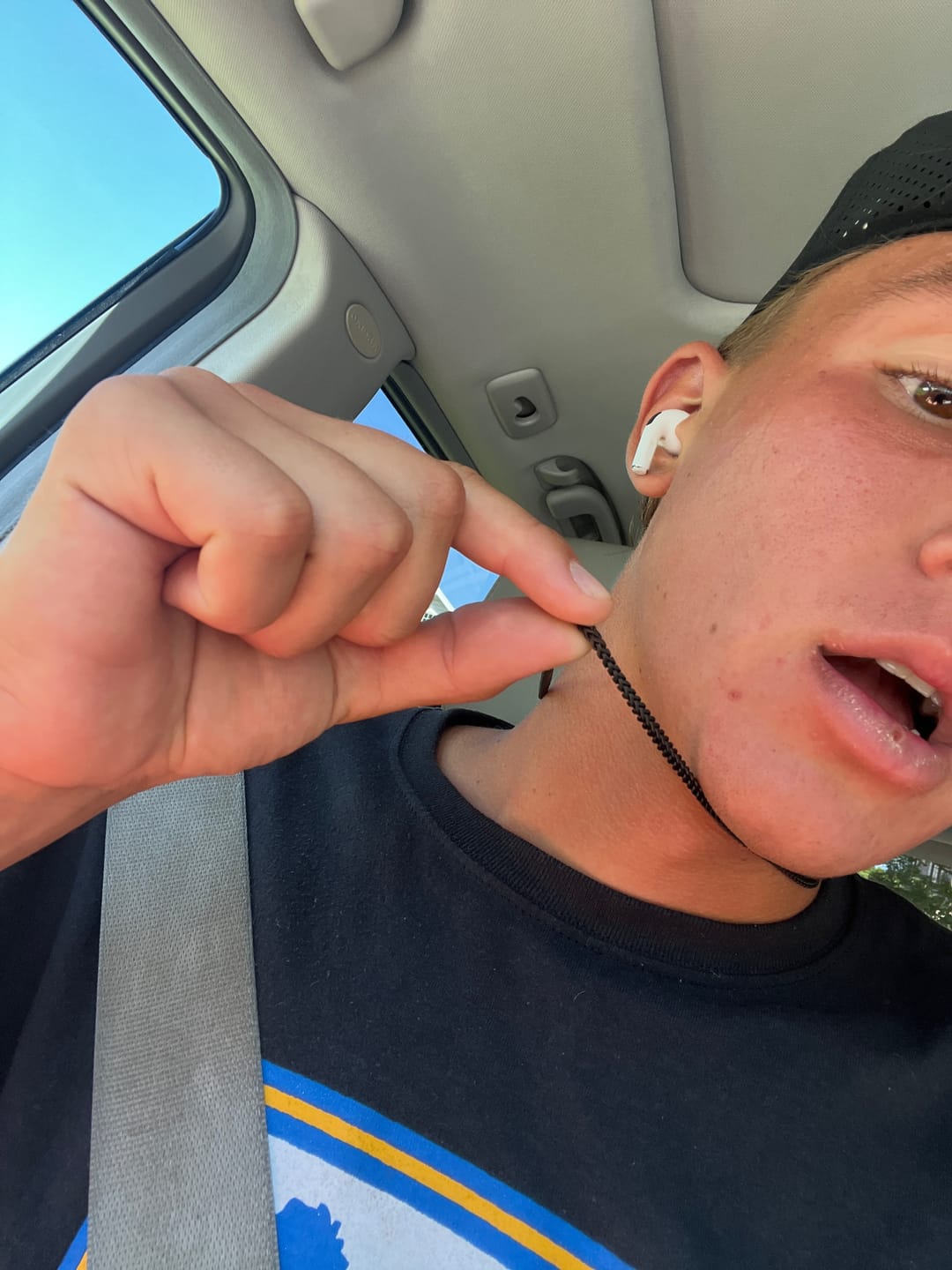 Customer photo review of Franco Chain (Matte Black)