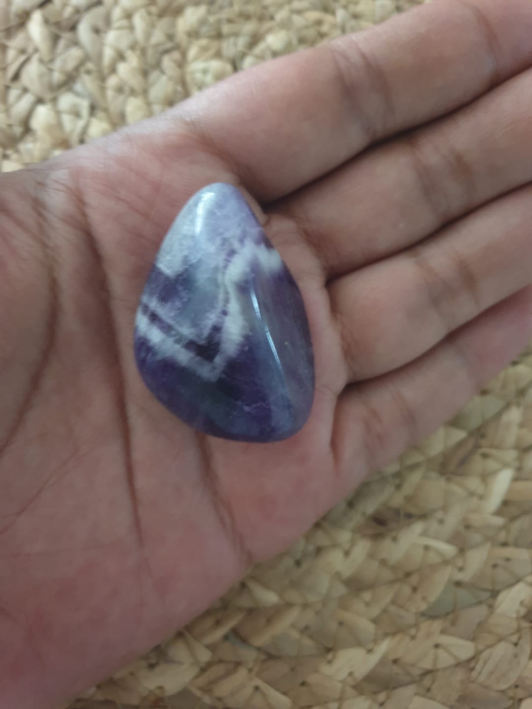 Customer photo review of Améthyste rubanée