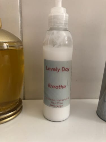 Customer photo review of Breathe - Water Lotion