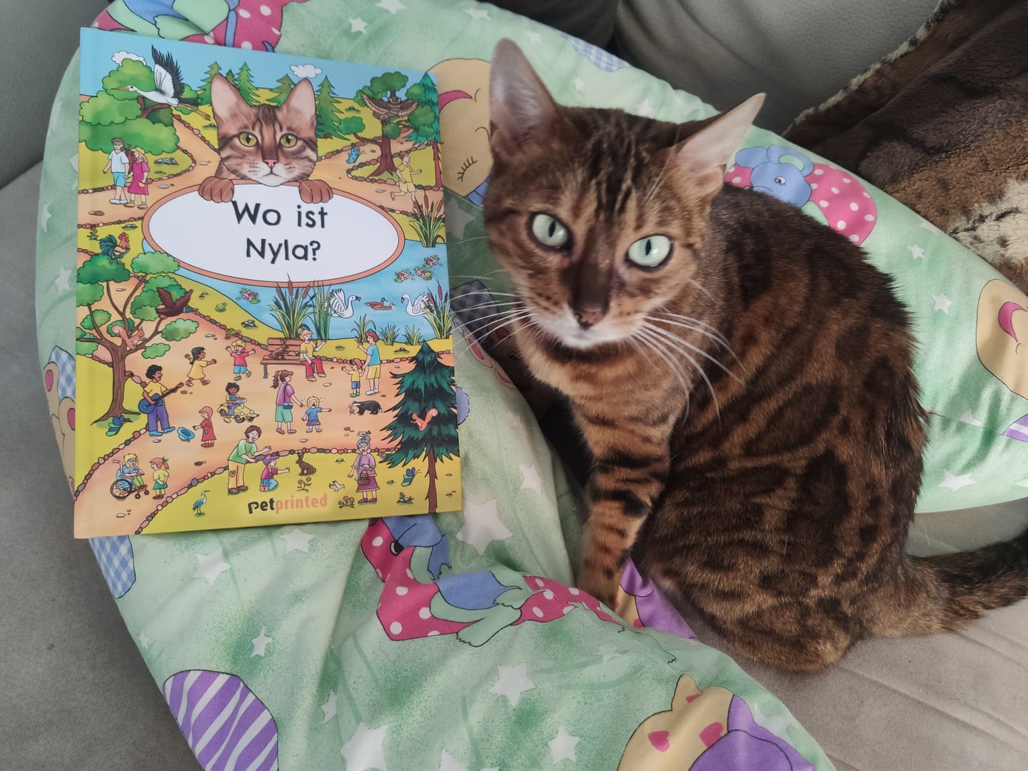 Customer photo review of Wo bist du? - Personalisiertes Katzen-Wimmelbuch
