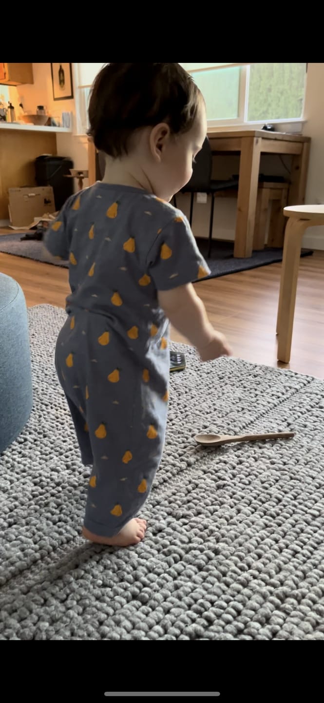 Customer photo review of Sunshine Pear Organic Summer Romper