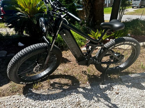 Customer photo review of T7 Full Suspension Mountain E-bike