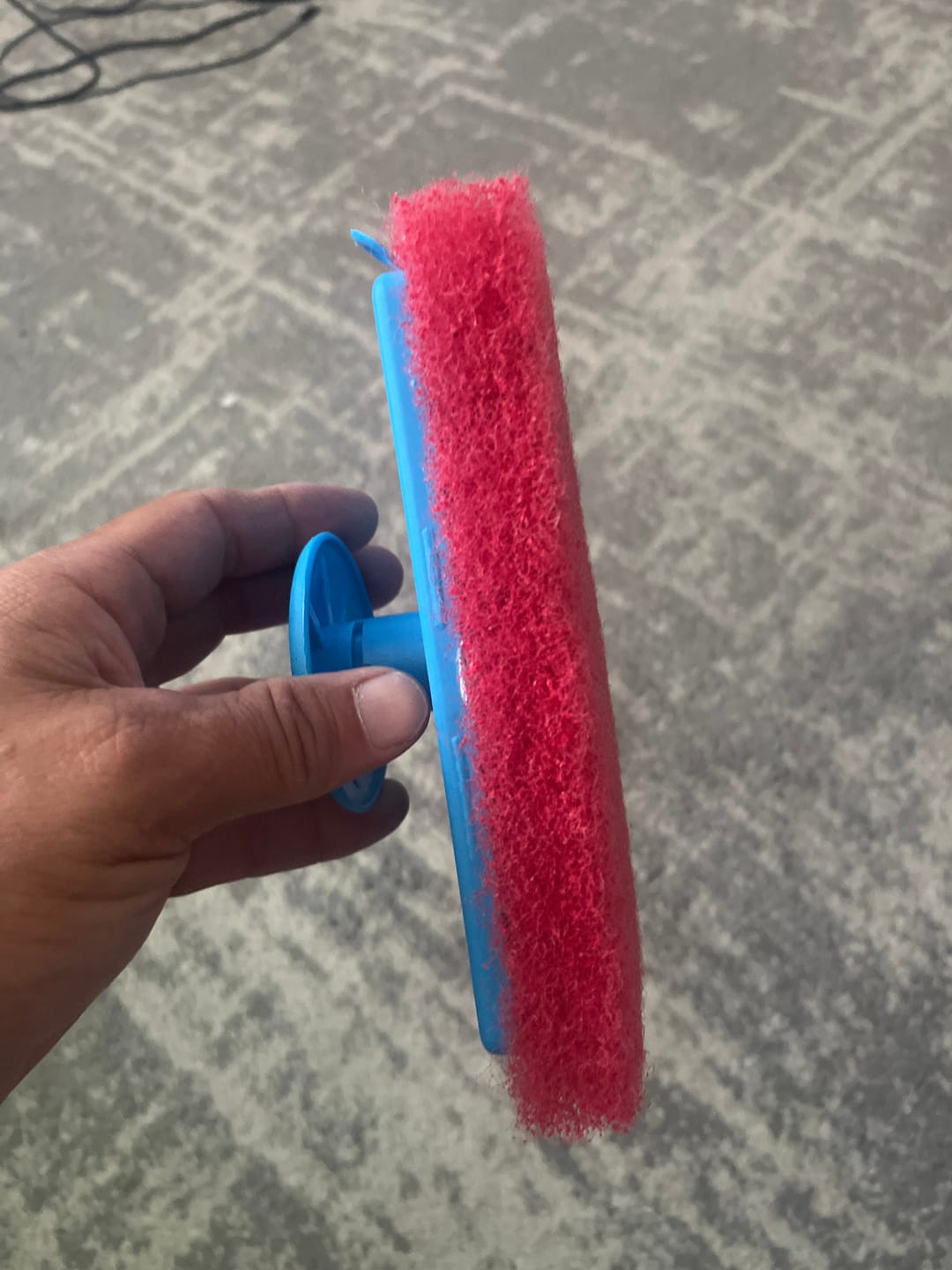 Customer photo review of Adjust-A-Brush® Pool Tile Scrub Pad - PROD074