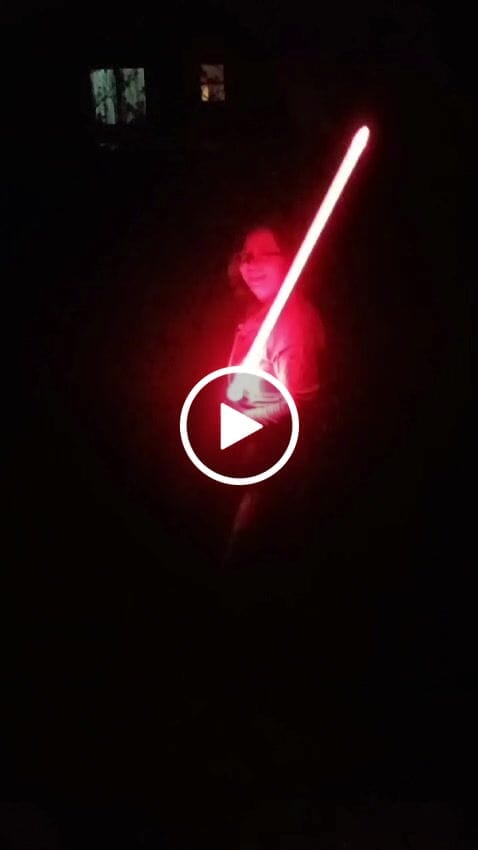 Customer video review of Luke Skywalker Lightsaber